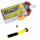 Batería Lipo Tattu R-Line 4S 1550mAh 95C 14.8V  Enchufe XT60