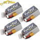 4X Tattu 1300mAh 100C 22.2V 6S Lipo Batería XT60 Enchufe Para FPV
