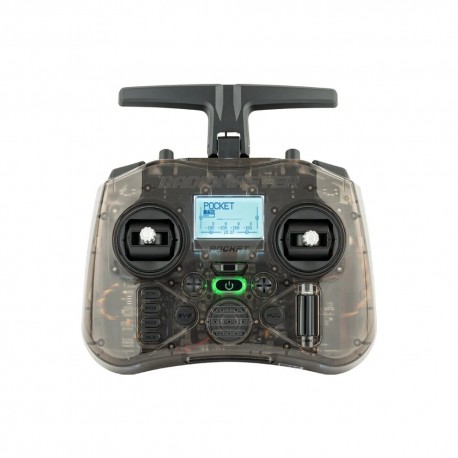 RadioMaster Pocket 2.4GHz 16CH ELRS/CC2500 Controlador de Radio del Sistema EdgeTX con Gimbles Hall y Luces LED